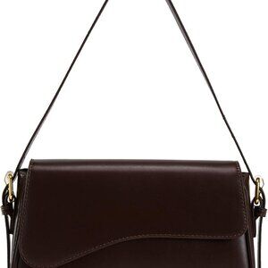 Shoulder Bag for Women Trendy Purse PU Leather Hobo Handbags Clutch Saddle Bag w